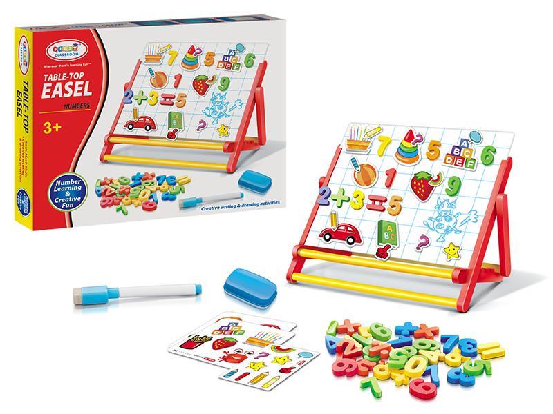 Number Learning Table-Top Easel