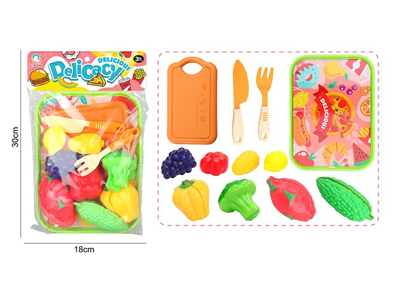 Vegetable & Fruit Toy 12pcs