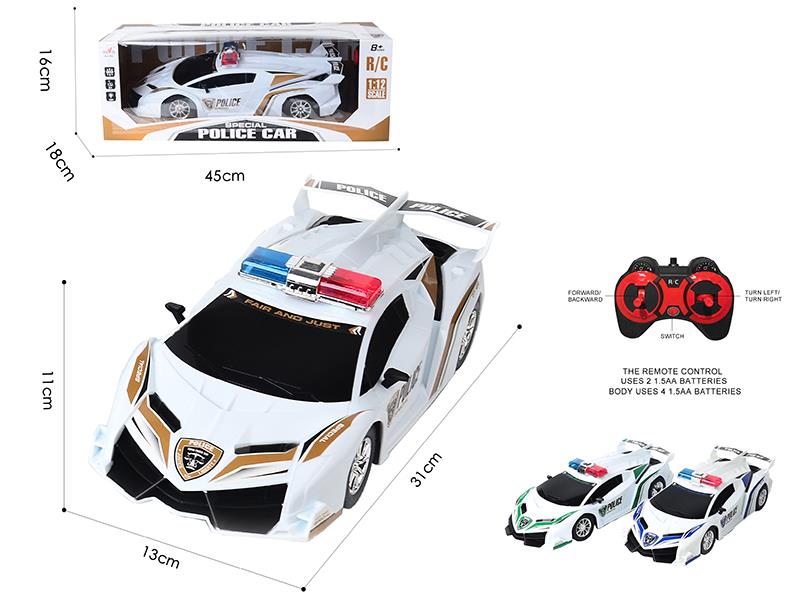 1:12 Remote Control Police Car