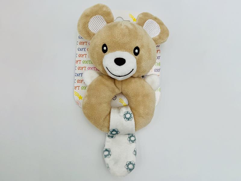 Plush Animal Hand Rattle