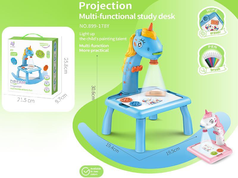 Unicorn Projection Multifunctional Study Table