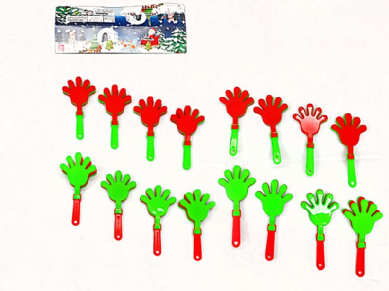 Christmas Hand Clapper 16pcs