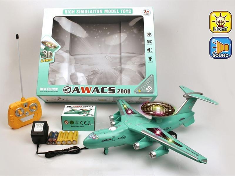 4CH R/C  Early Warning Airplane(With 3D Light+Music)