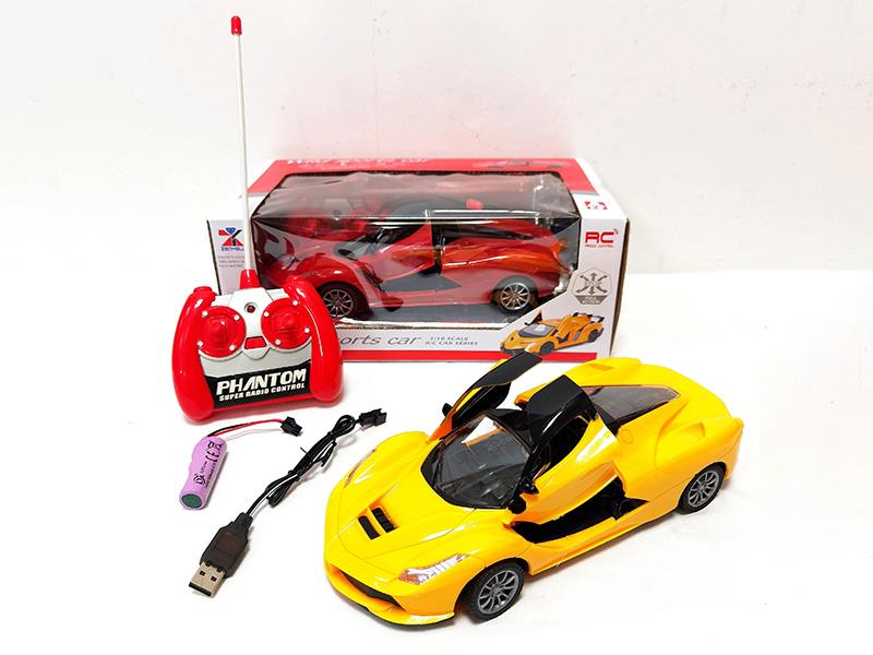 1:18 4-Channel Remote Control Open Doors Car(Included Batteries)With Headlight