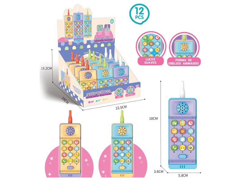 Early Education Mobile Phone(Castellano)12PCS