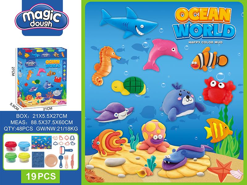 Ocean World Dough Set 19pcs