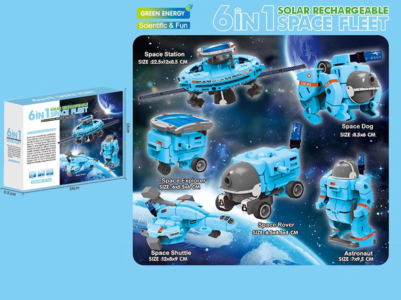 Solar Rechargeable Space Fleet