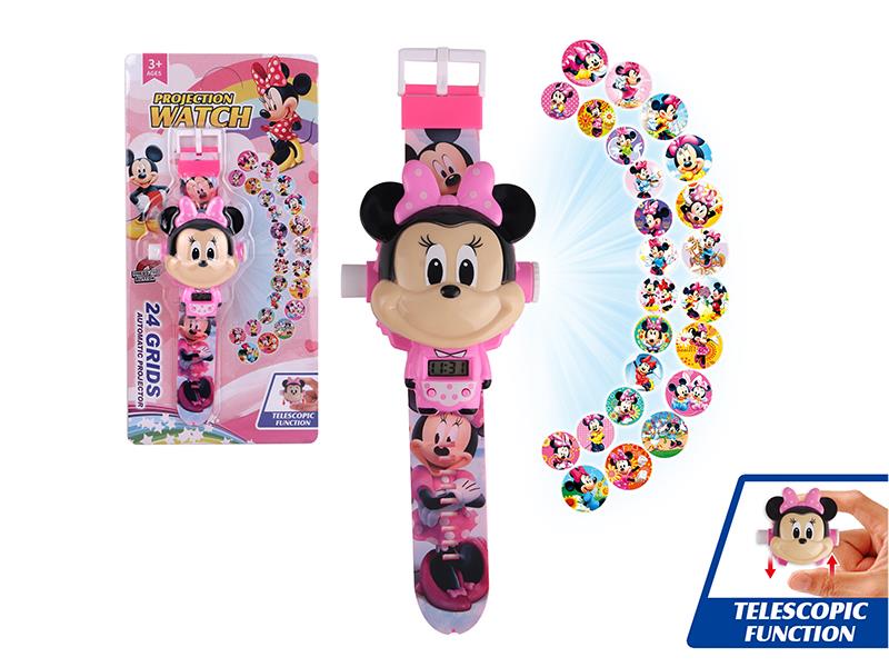 Minnie Children Projection Electronic Watch