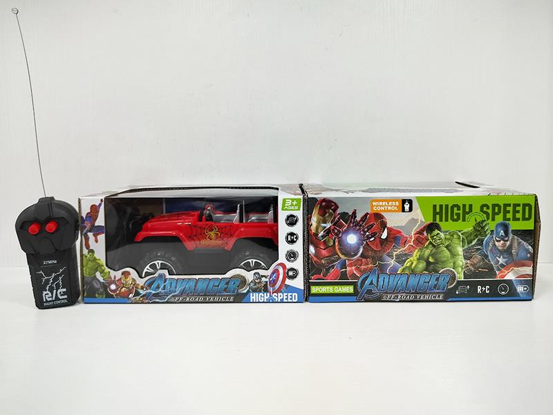 2-Channel Remote Control Jeep Truck(Spider Man)