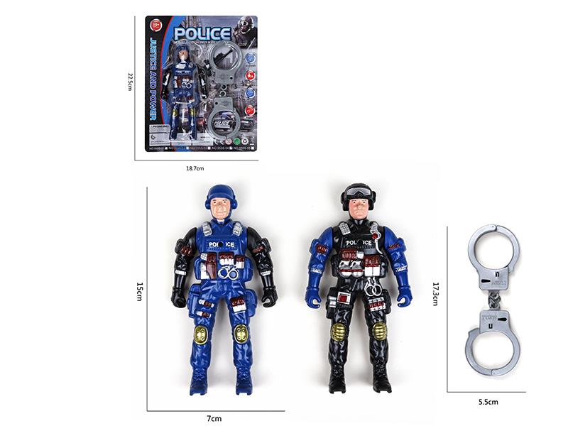 Policeman Toy With Handcuffs