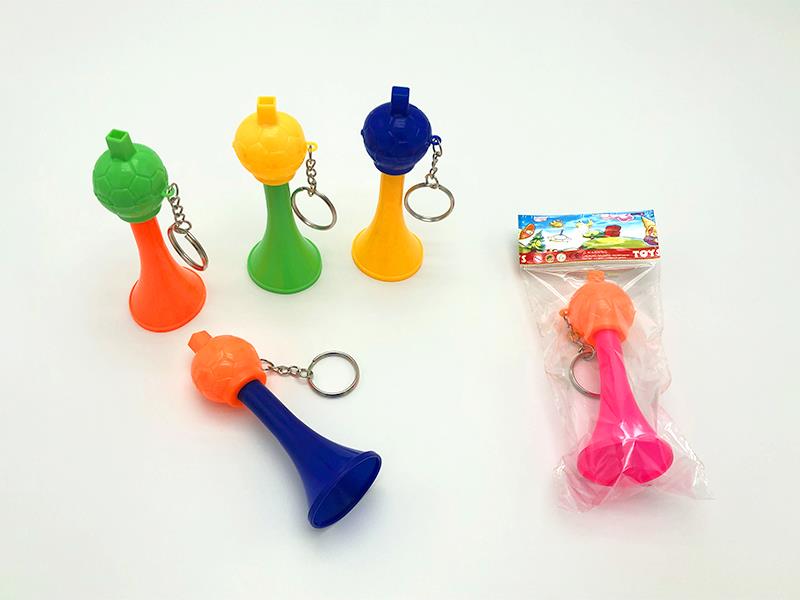 Key Ring Football Horn