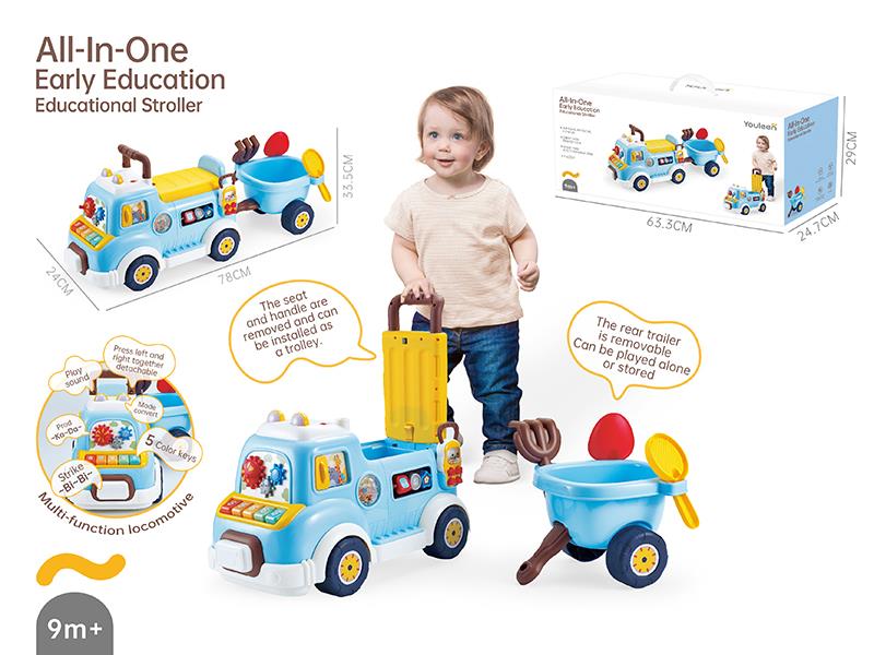 All-In-One Early Education Ride On Car