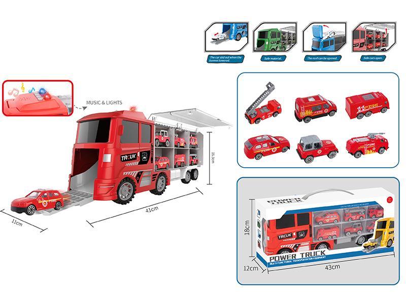 Fire Control Trailer With Light And Music