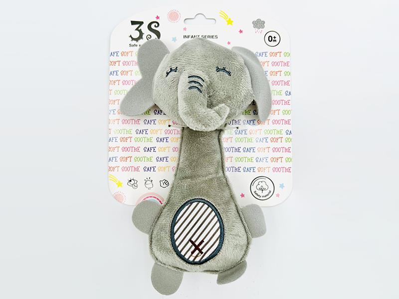 Plush Animal Hand Rattle