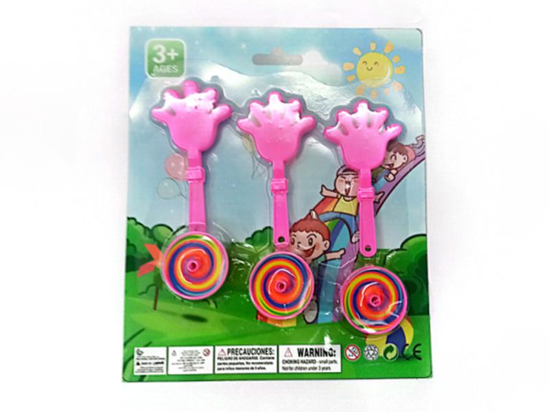 Hand Clapper + Spinning Tops Toys(6PCS)