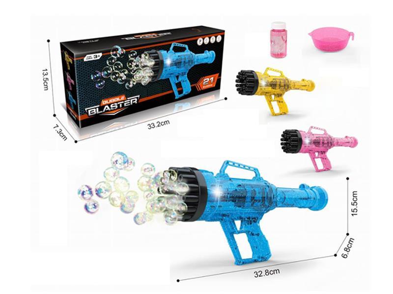 21 Hole Bubble Tricolor Cracker Gun With Light