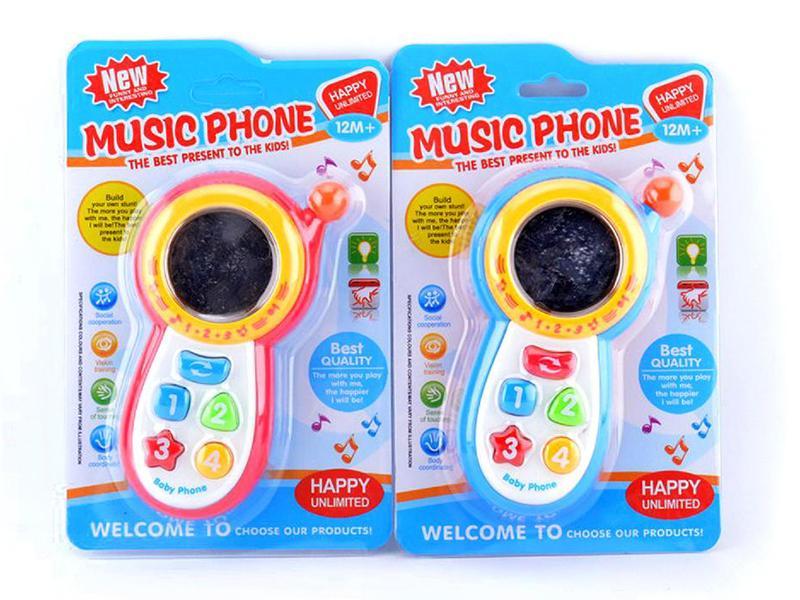 Kid Learning Mobile Phone With Light And Music (2 Colors Mixed)