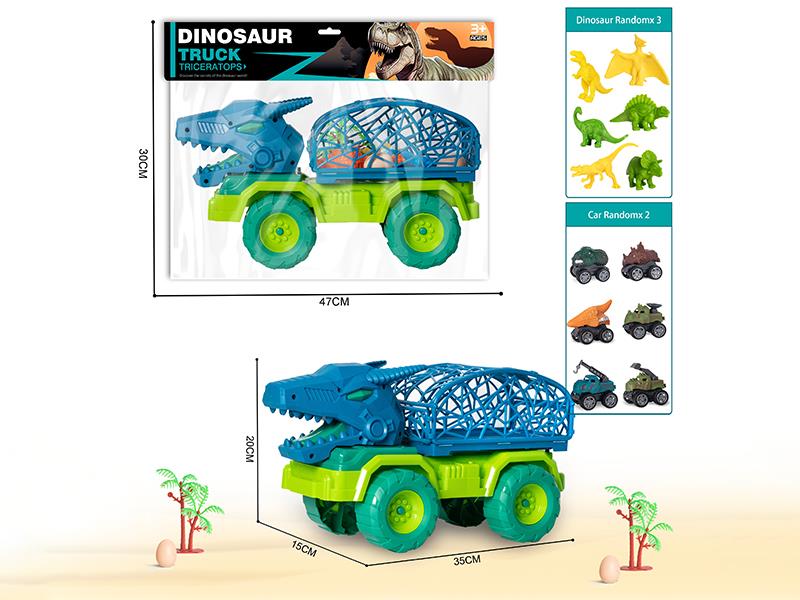 Slide Mechanical Dragons Transport Truck Set 10pcs