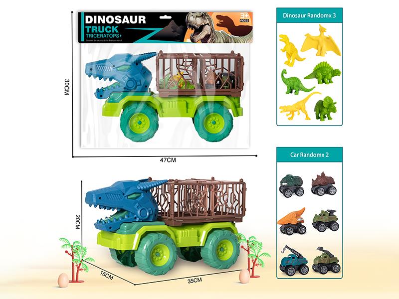 Slide Mechanical Dragons Transport Truck Set 10pcs