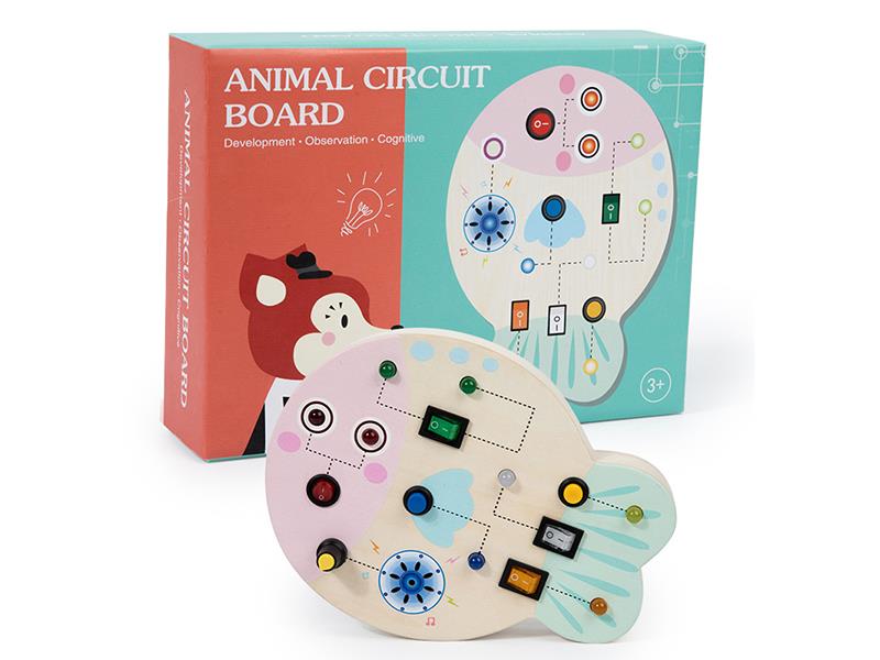 Wooden Animal Circuit Board