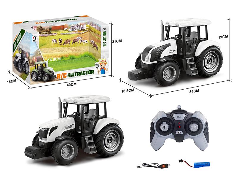 2.4G Remote Control Farm Tractor Toy(Demo + Sounds)Included Battery