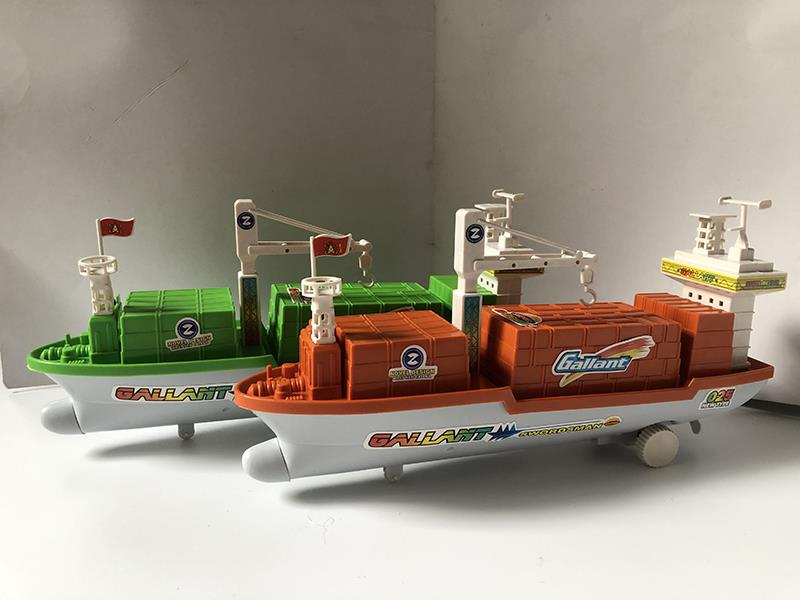 FRICTION CONTAINER SHIP TOYS