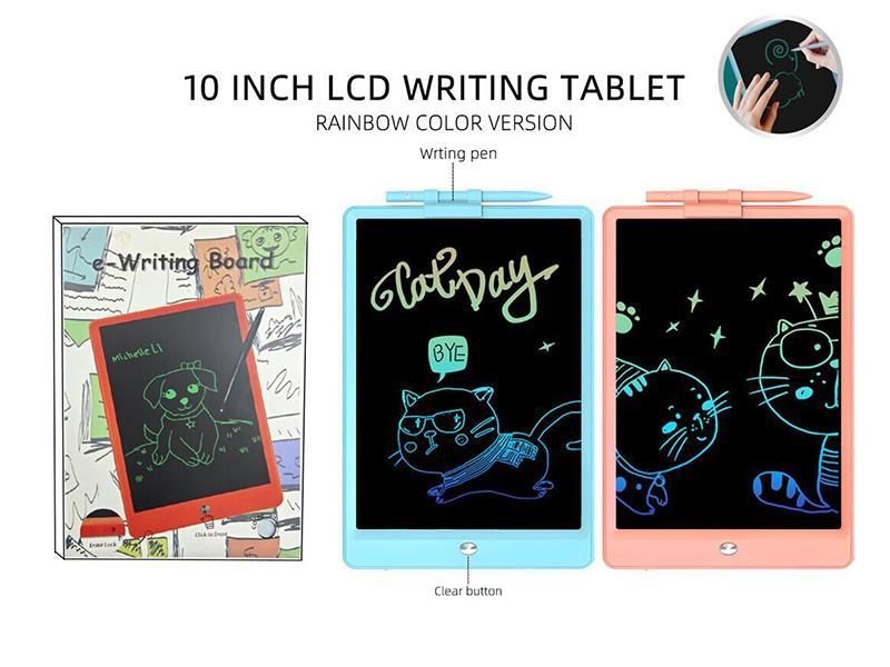 10" LCD Writing Tablet(Rainbow Color Version)