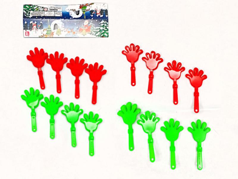 Christmas Hand Clapper 16pcs