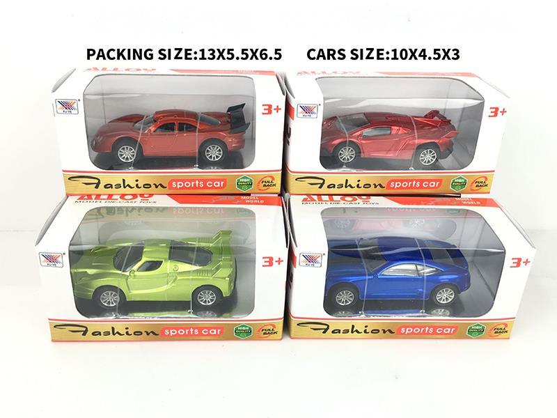 1:43 Alloy Pull Back Car 1pcs