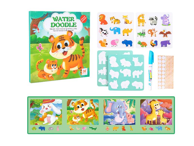 Animal Velcro Water Doodle Board