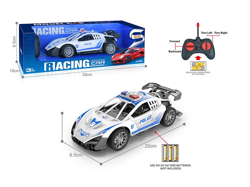 27Mhz 1:18 4-Channel Remote Control Lamborghini Police Car(Not Included Batteries)