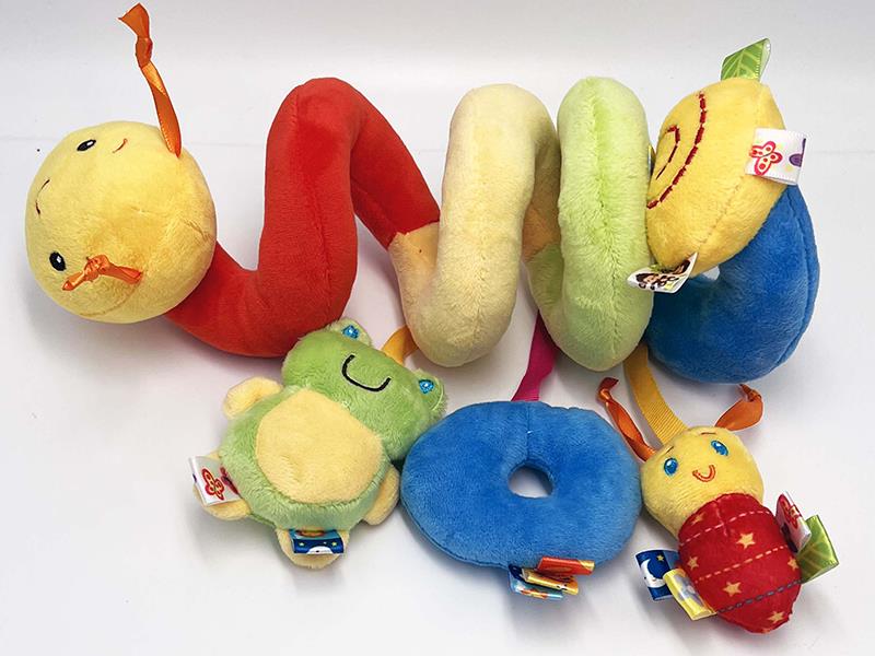 Baby Crib & Stroller Baby Activity Spiral Plush Toy