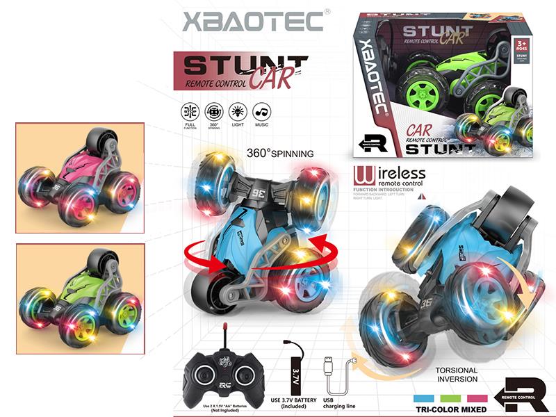 Remote Control Stunt Car With Lights And Music