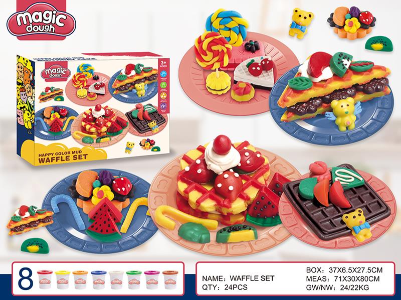 Waffle Color Clay Set