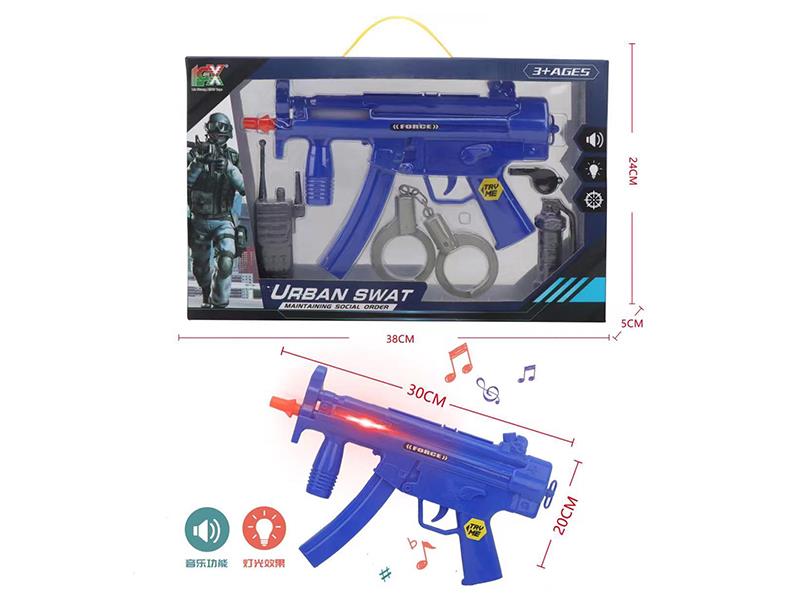 Police Toy Set With Sound And Lights