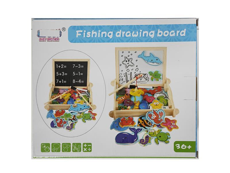 Wooden Fishing Drawing Board