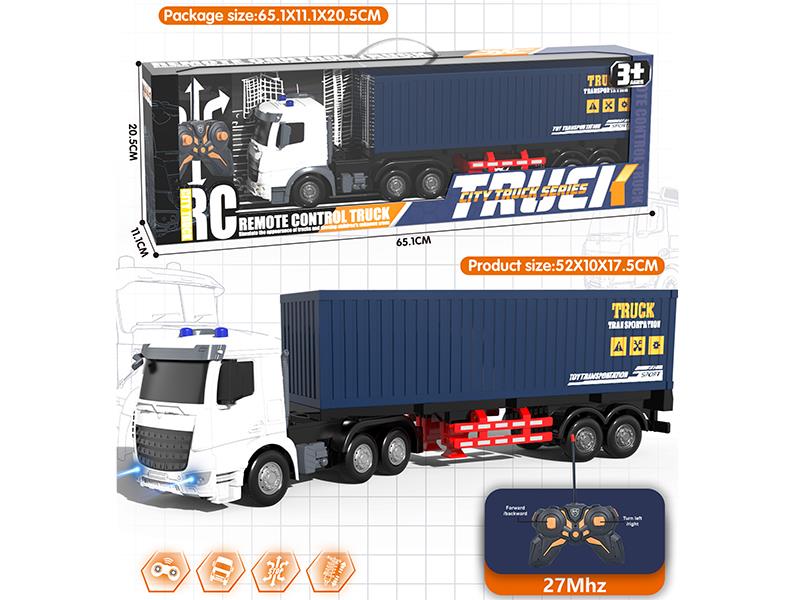 27Mhz Remote Control European Style Container Truck(Included batteries)