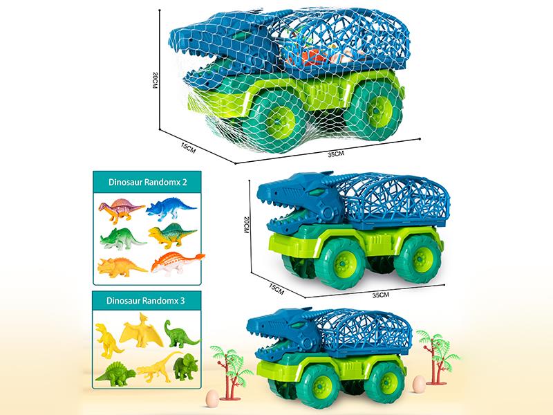 Slide Mechanical Dragons Transport Truck Set 10pcs