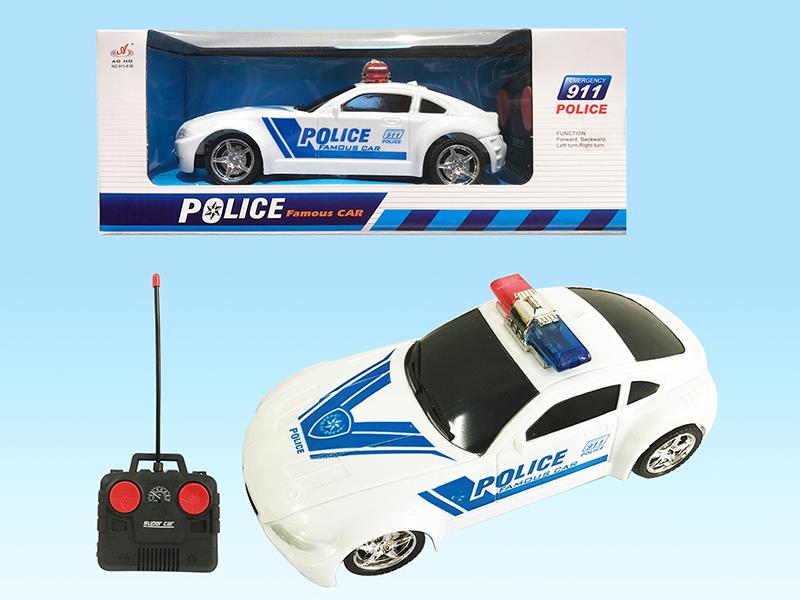 1:18 4CH R/C Police Car