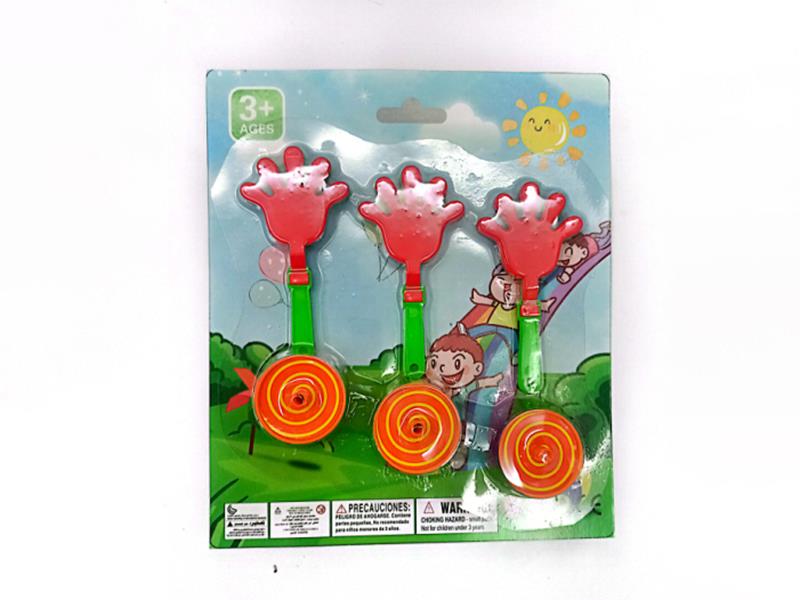 Hand Clapper + Spinning Tops Toys(6PCS)