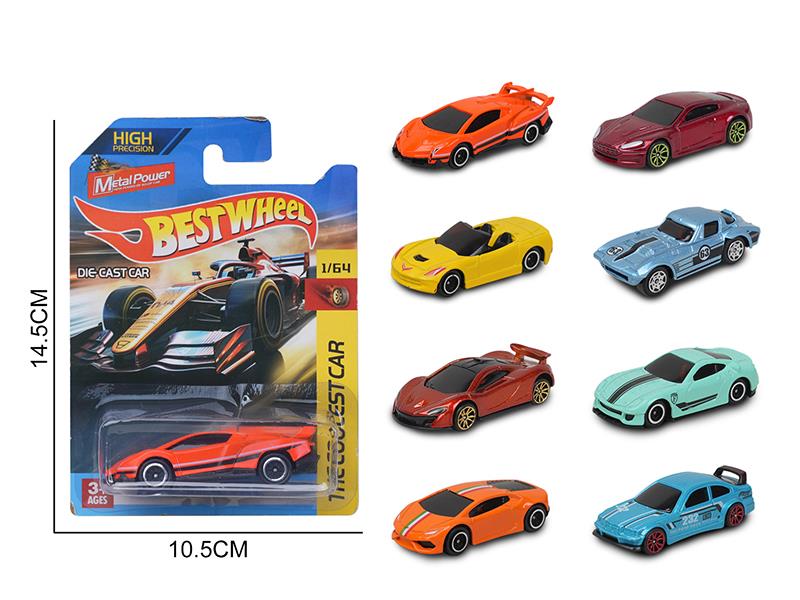 1:64 Slide Alloy Racing Cars