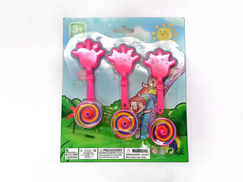 Hand Clapper + Spinning Tops Toys(6PCS)