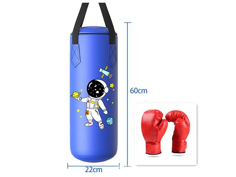 Hanging Punching Bag(Astronaut Pattern,Blue)