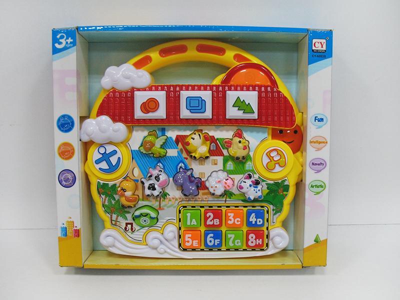 FLOWER BASKET ELECTRONIC ORGAN TOYS