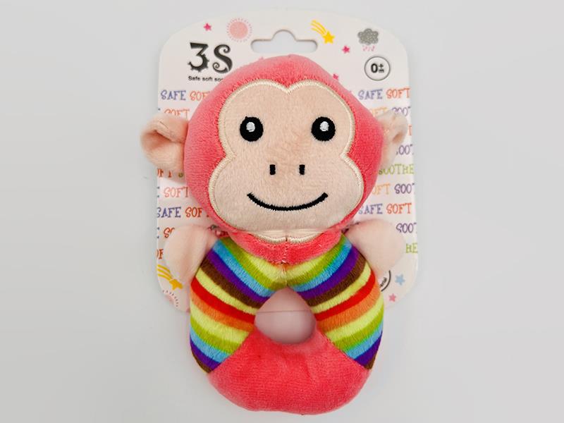 Plush Animal Hand Rattle