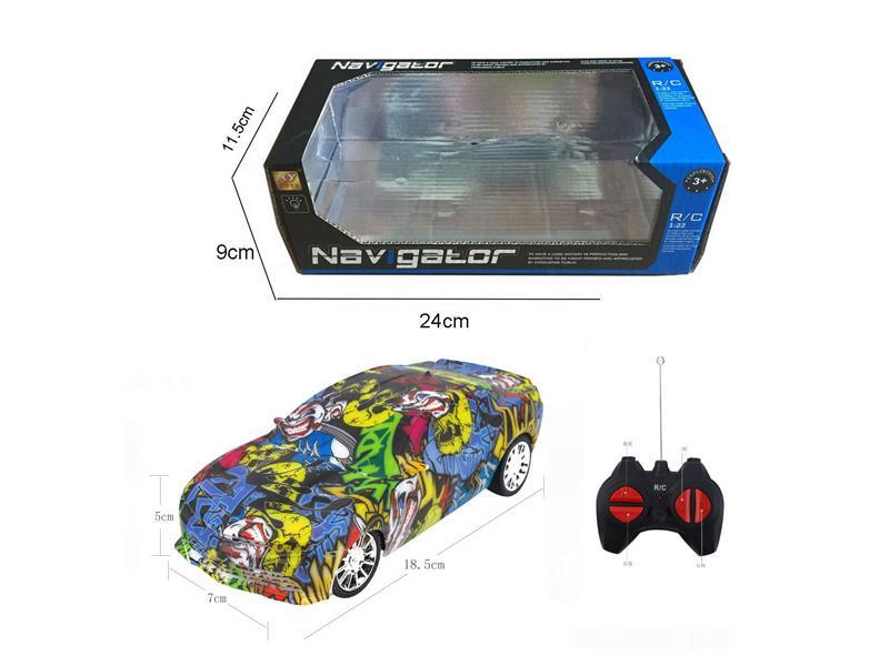 1:24 4CH R/C Graffiti Car With Light