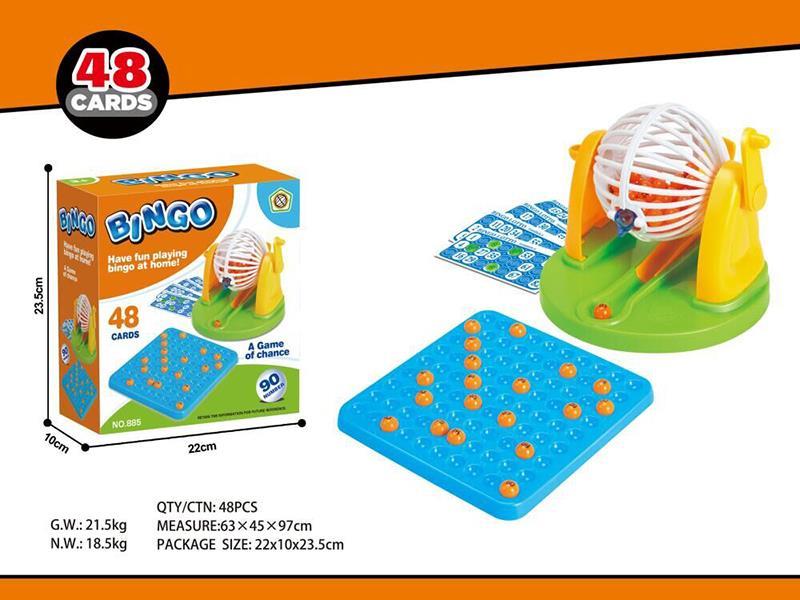 Bingo Cage(90 Yards, 48 Cards)