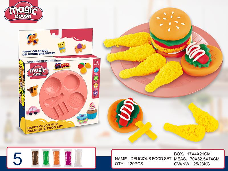 Delicious Food Color Clay Set