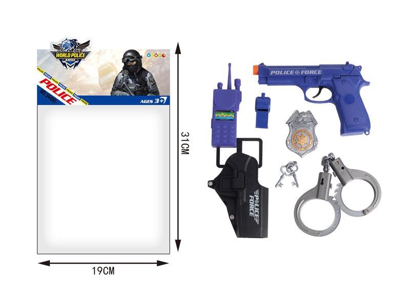 6PCS Police Mechanical Toy