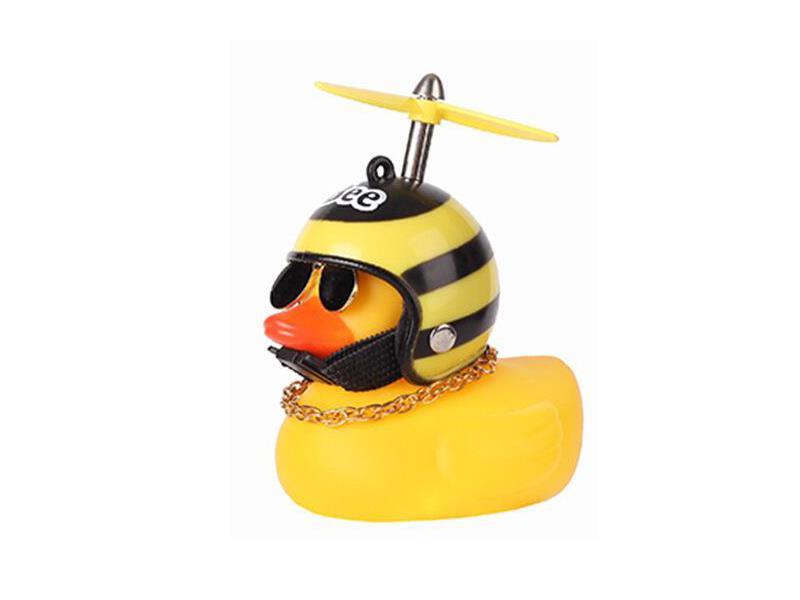 Yellow Duck Car Ornament (With Propeller)